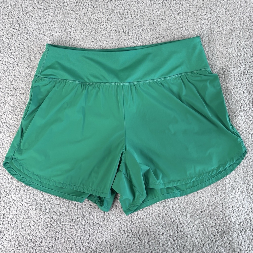 Spyder Active Shorts Large Green Athleisure Tennis Golf Running Workout - Picture 5 of 10